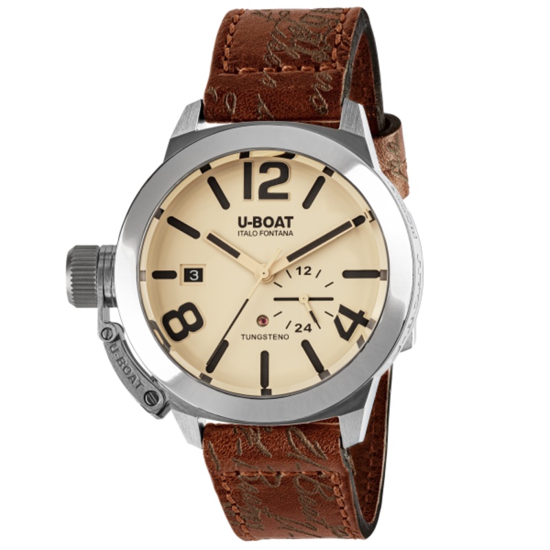 CLASSICO 42MM TUNGSTENO BEIGE