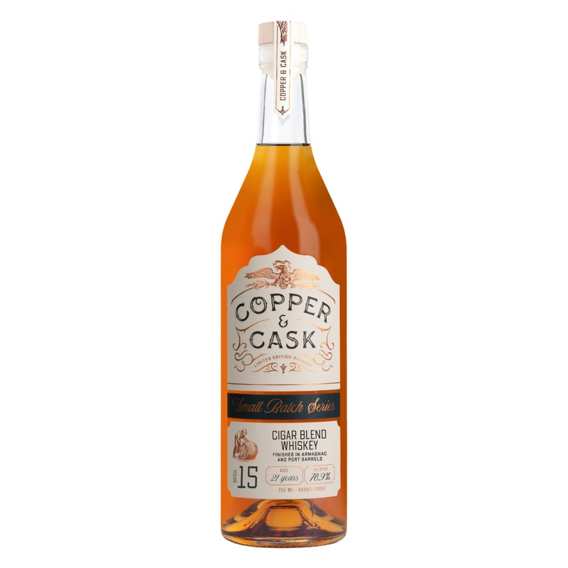 Copper & Cask 21-Year Cigar Blend Whiskey Batch 015
