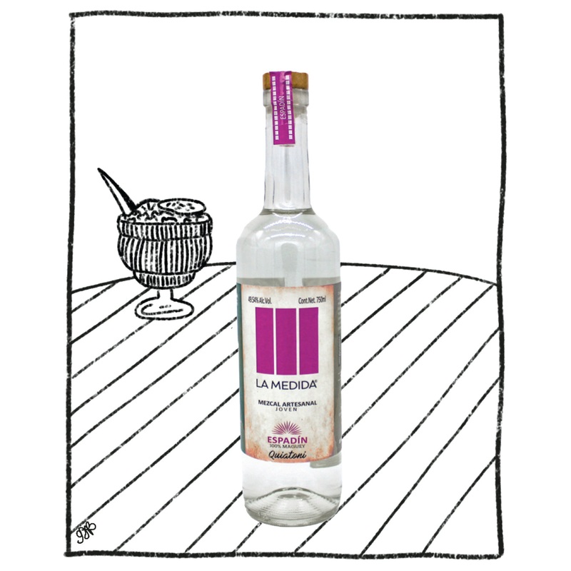 LA MEDIDA MEZCAL ESPADIN 750ML 48.2% ABV