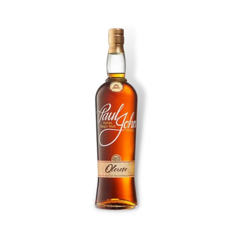 Paul John Oloroso Select Cask Indian Single Malt Whisky 700ml (ABV48%)