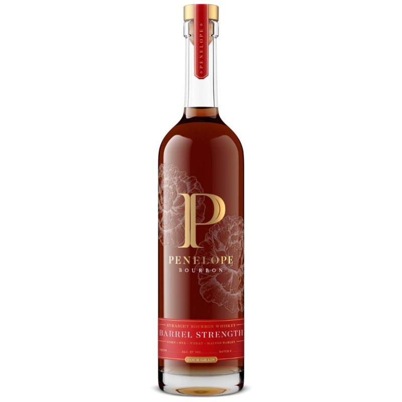 Penelope Four Grain Barrel Strength Straight Bourbon Whiskey 750ml