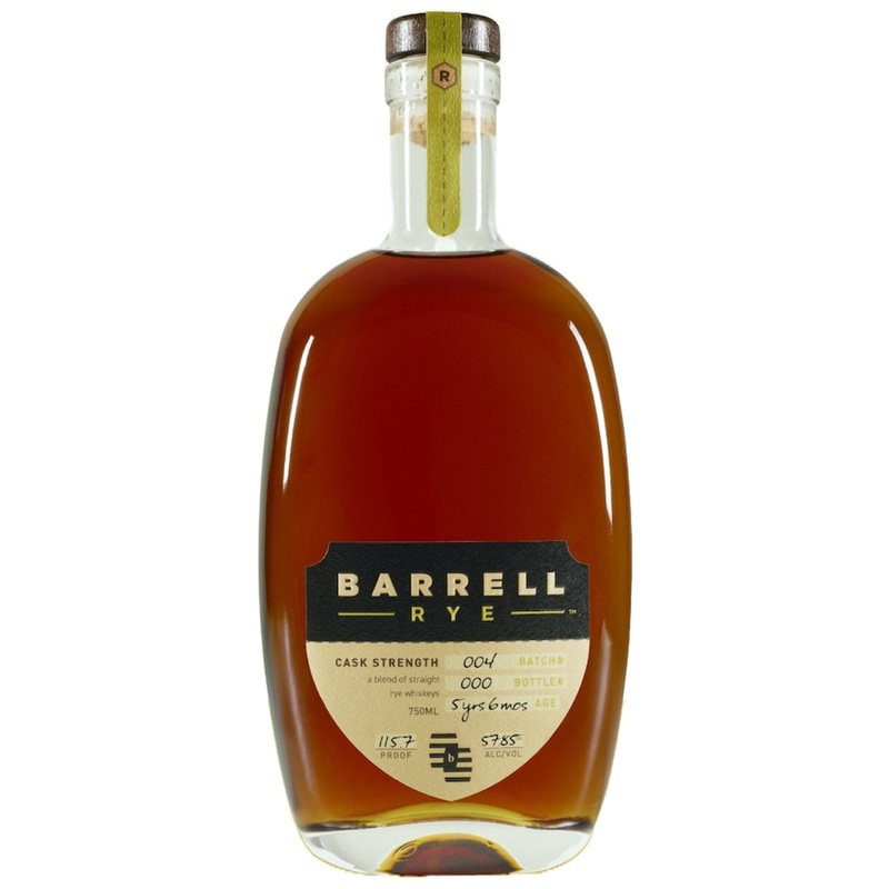Barrell Rye Whiskey Batch #004