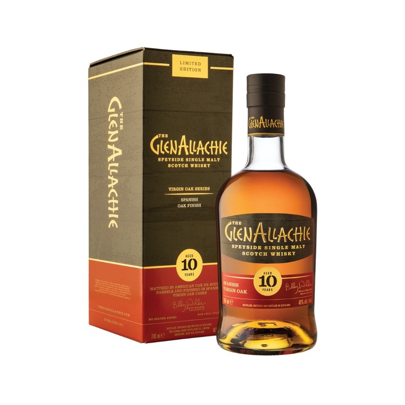 Glenallachie 10YO Spanish Virgin Oak Scotch Whisky 700ml (ABV 48%)