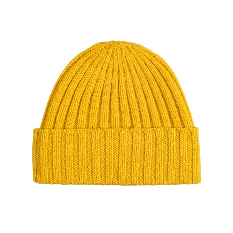 Plain Ribbed Hat Golden Eye Plain Ribbed Hat Golden Eye