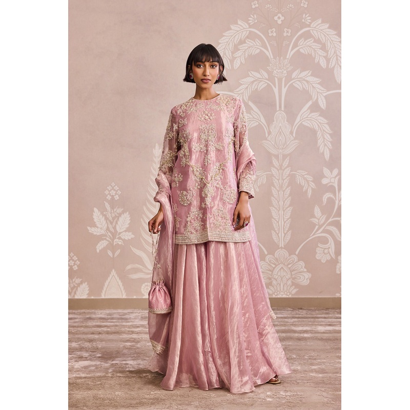 Faza Kurta Set Lilac Gold