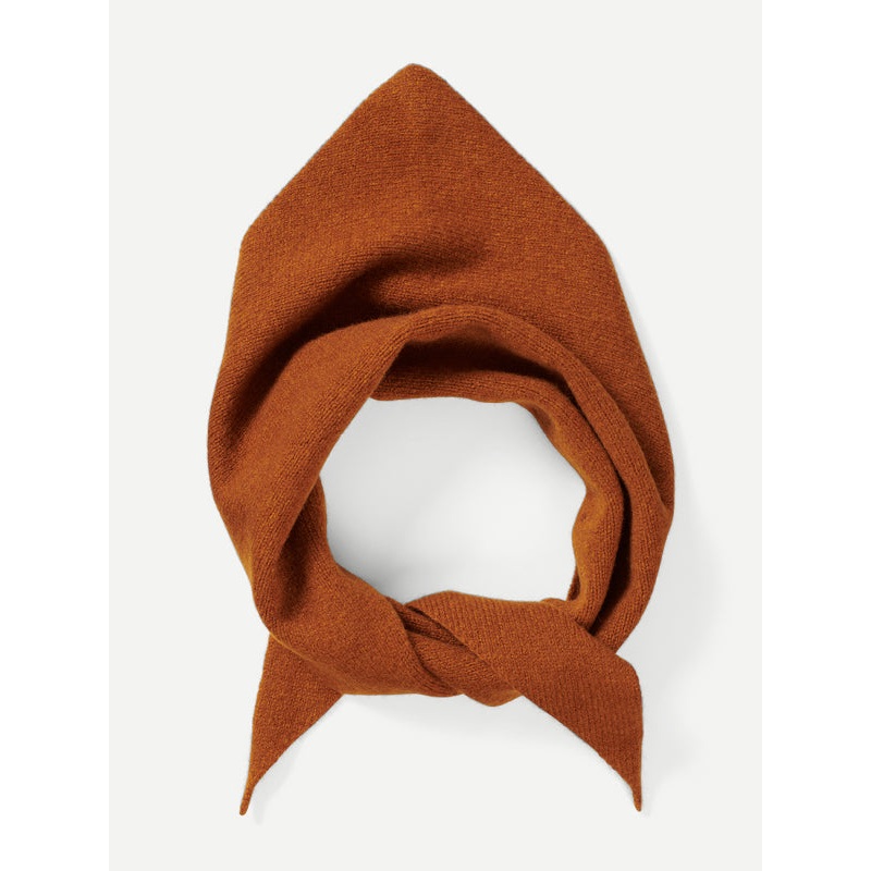 PLAIN TRIANGLE NECKERCHIEF CUMIN PLAIN TRIANGLE NECKERCHIEF CUMIN