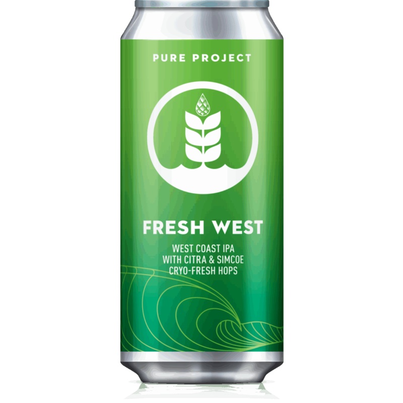 Pure Project Brewing Fresh West IPA 4pk 16oz cans