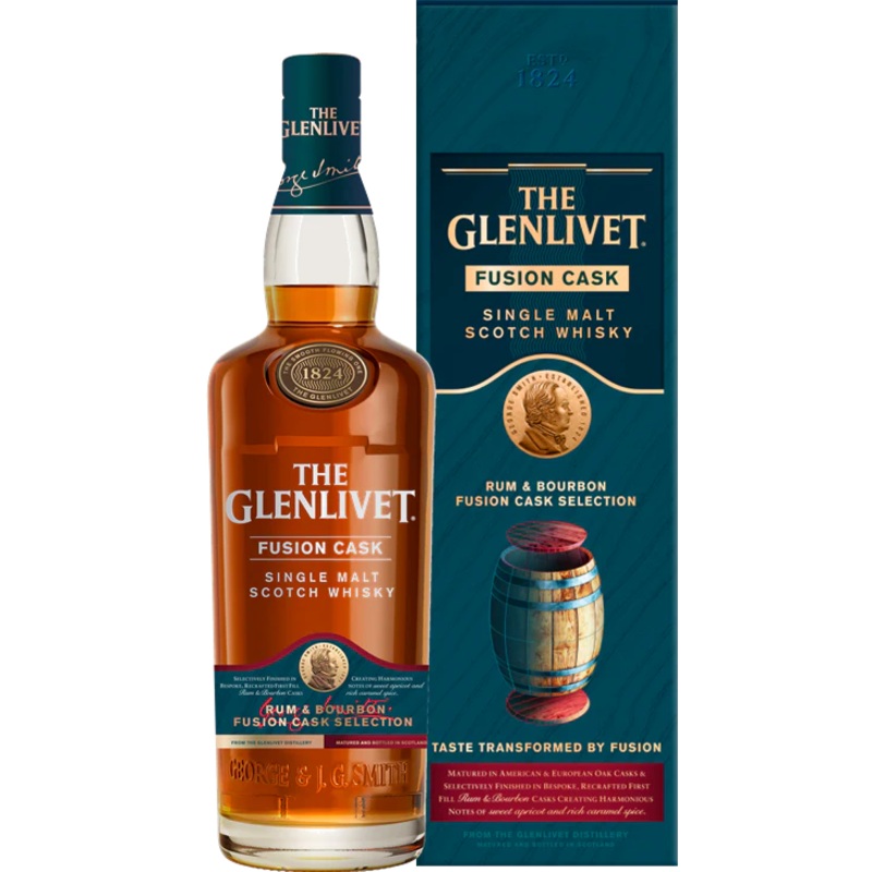 The Glenlivet Fuison Cask Rum & Bourbon Cask Single Malt 750ml