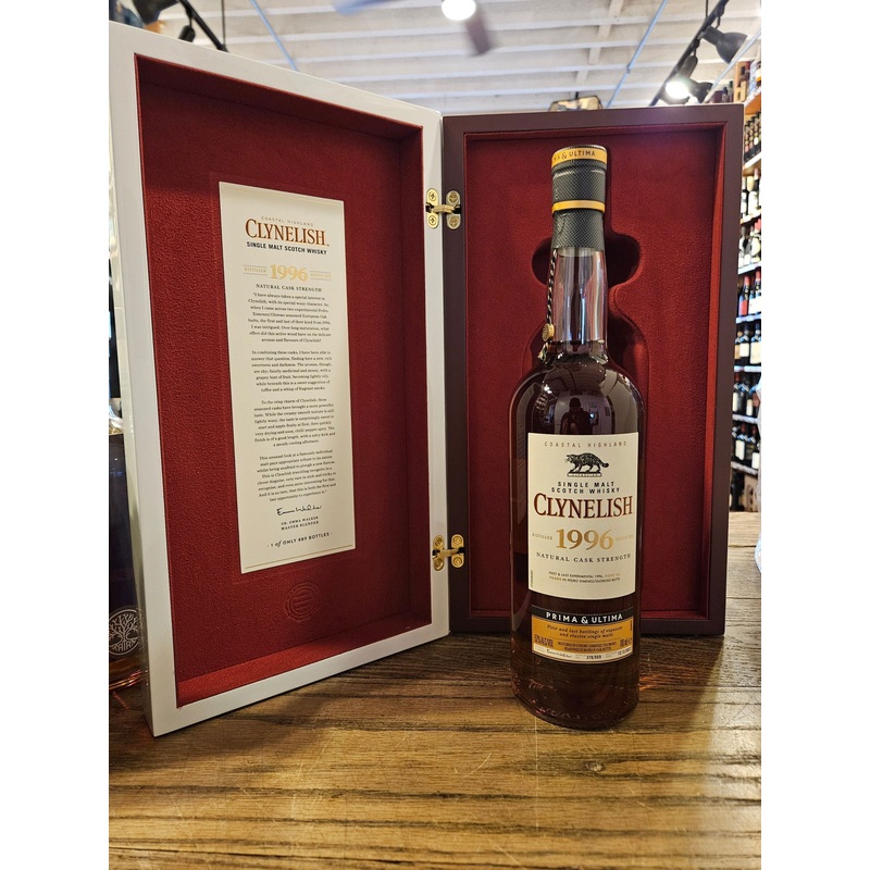 Clynelish 1996 Single Malt Scotch Whisky Prima and Ultima Fourth Release
