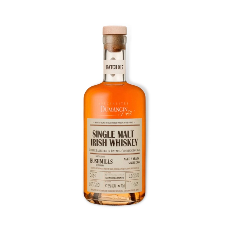 Dumangin Bushmills 2014 6YO Single Malt Irish Whiskey 700ml (ABV 47%)