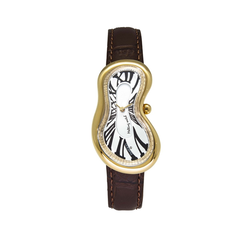 EXAEQUO Melting Watch Gold White