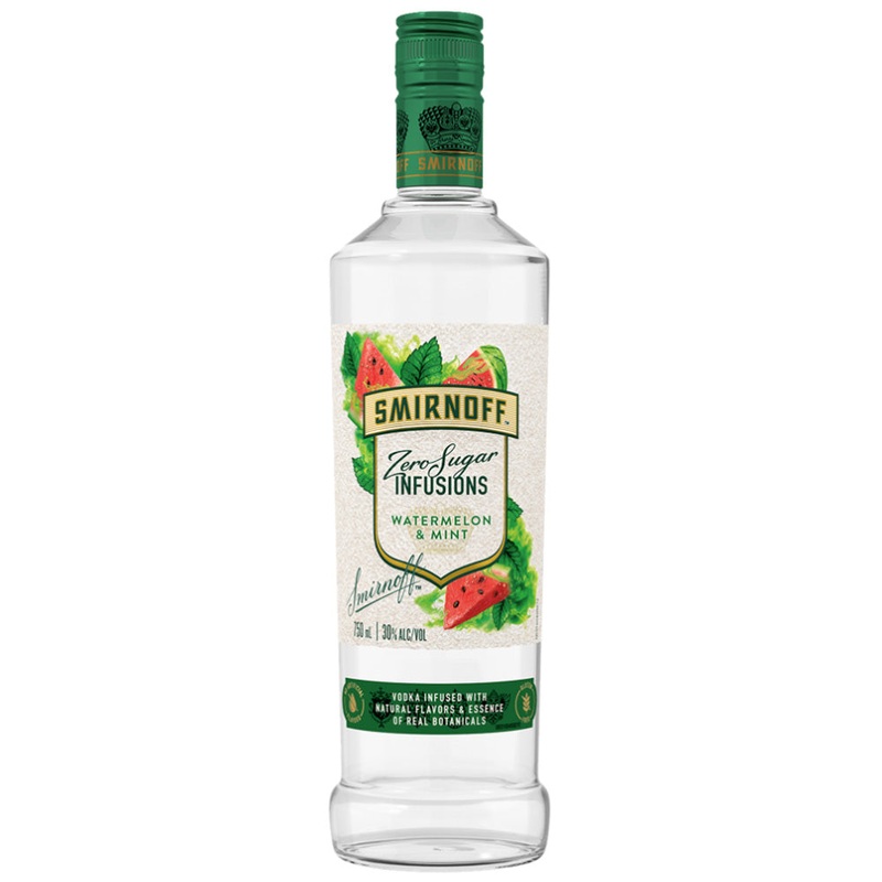 Smirnoff Zero Sugar Infusions Watermelon & Mint Vodka
