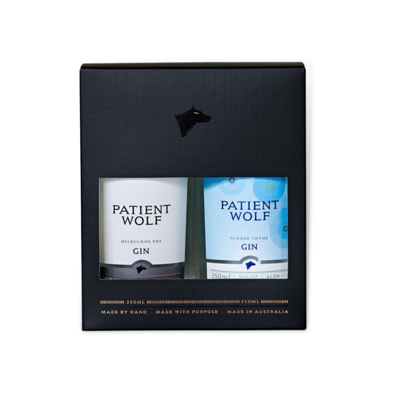 Patient Wolf Melbourne Dry & Summer Thyme Gin Twin Pack (2 x 350ml) (ABV 41.5%)