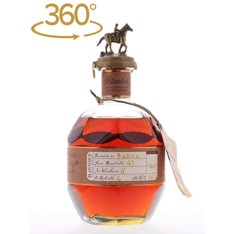 Blantons Straight From The Barrel Bourbon Bottled 2002 / First Year Released