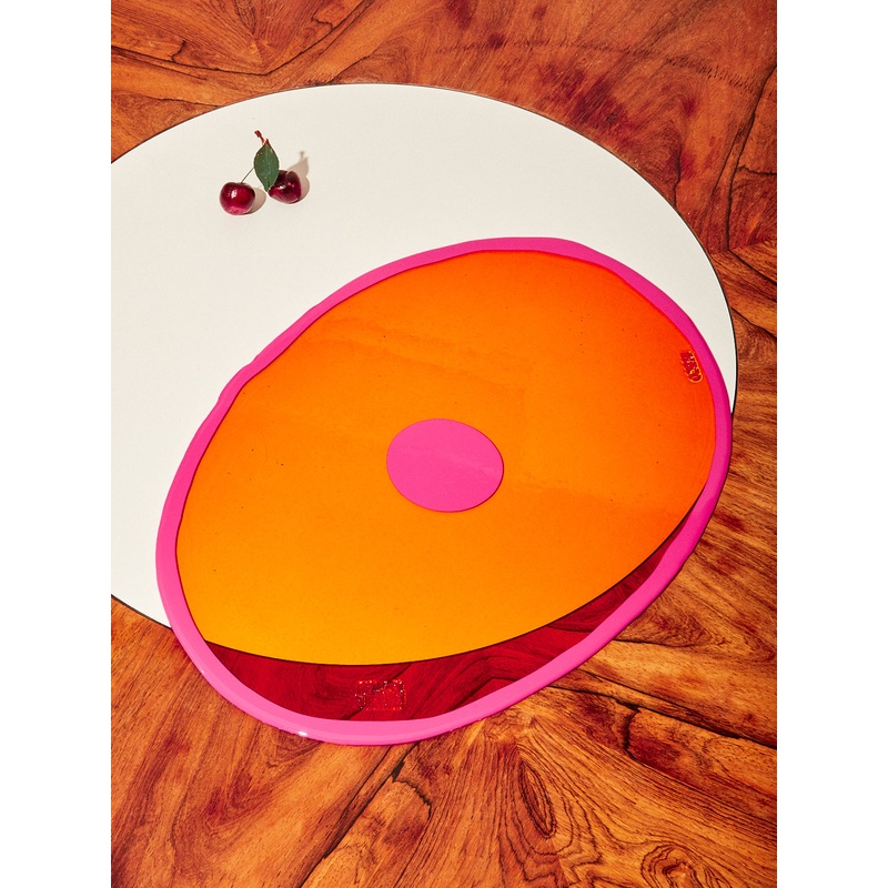 Dot Table-Mates Placemat Fruit Collection Orange/Fuchsia