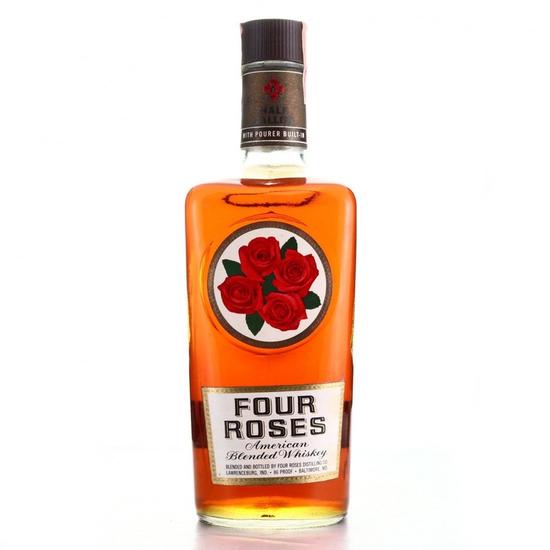 Four Roses Blended Whiskey Decanter 1969 86pf