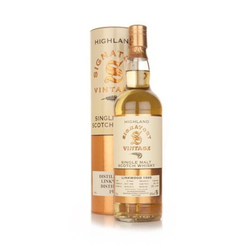 Linkwood Hogshead 20 yrs Highland 86 Proof Signatory Single Malt Scotch Whisky
