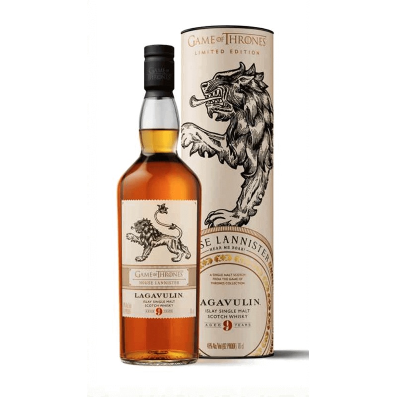 House Lannister Lagavulin Islay Single Malt Scotch Aged 9 years