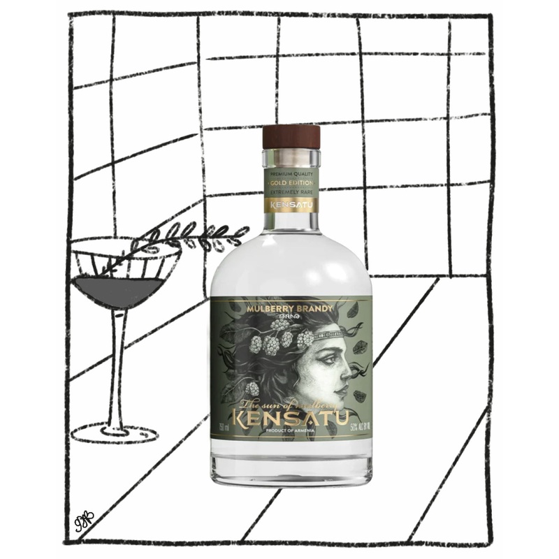 KENSATU MULBERRY FRUIT BRANDY 750ML 50% ABV