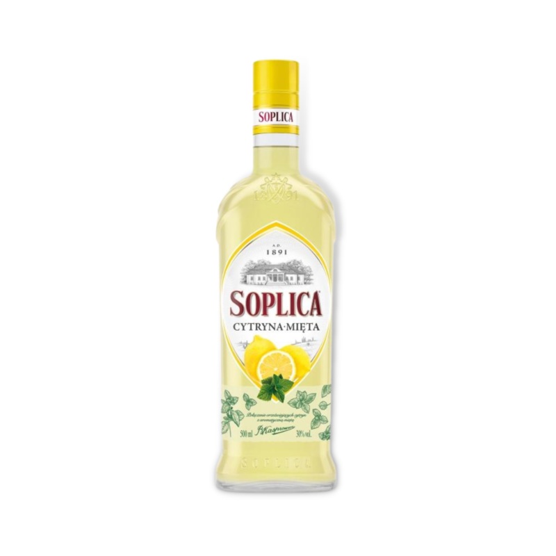 Soplica Lemon & Mint Vodka Liqueur 500ml (ABV 28%)