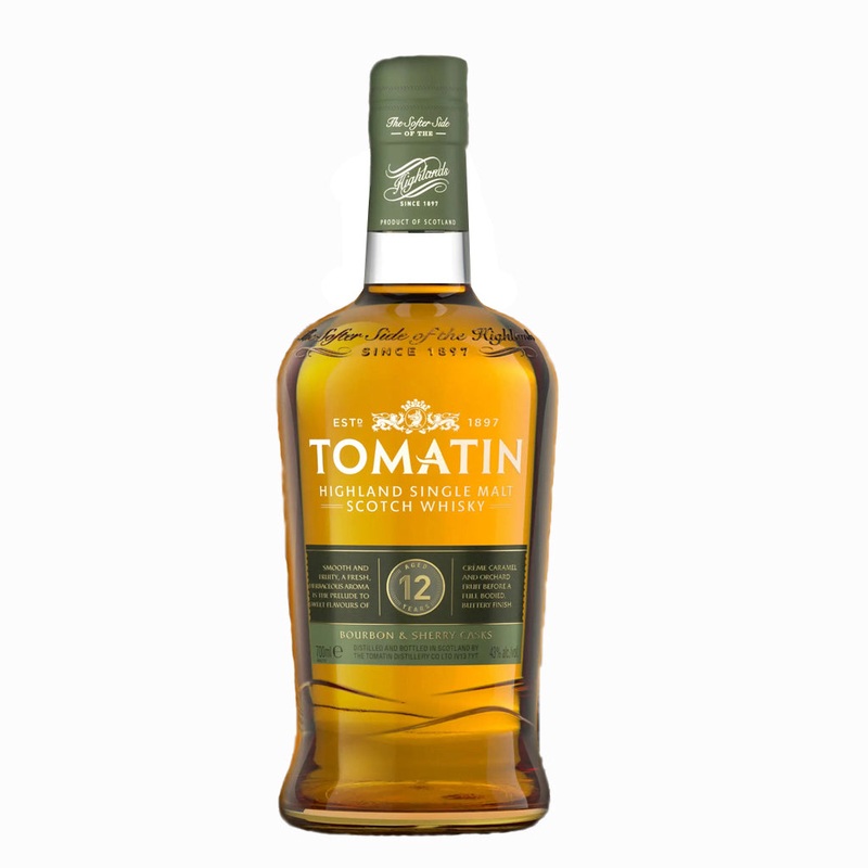 Tomatin 12 Year Highland Single Malt Scotch Whisky (750ml)