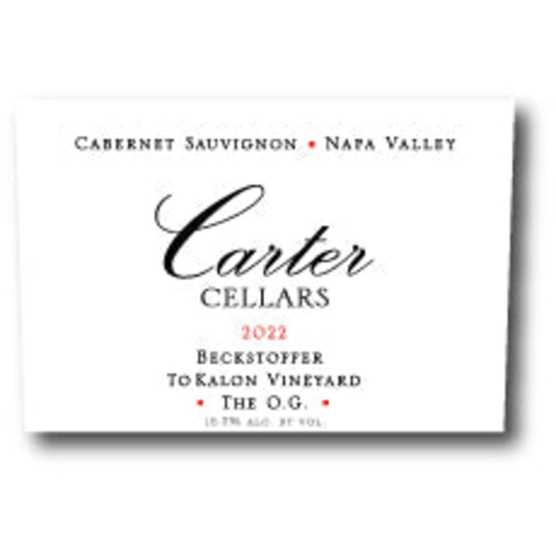 Carter Cellars Beckstoffer To Kalon "The O.G." Cabernet Sauvignon 2022 750 ML