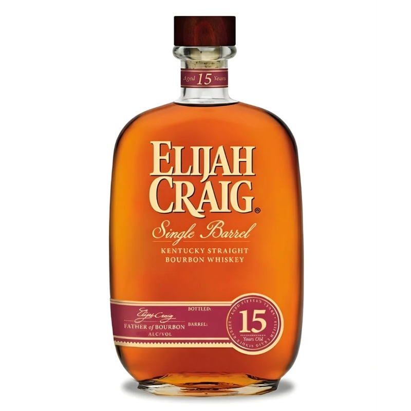 Elijah Craig 15 Year Old Single Barrel Straight Bourbon Whiskey 750ml
