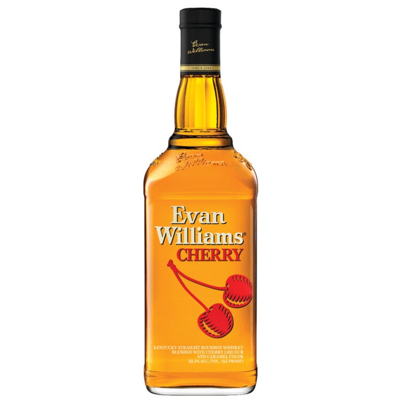 Evan Williams Cherry Whiskey Liqueur 65 750Ml Spirits