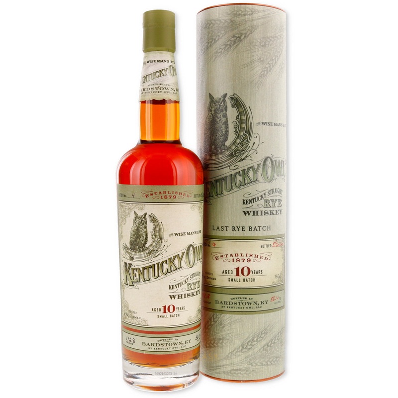 Kentucky Owl Rye Whiskey Batch 4 / The Last Rye