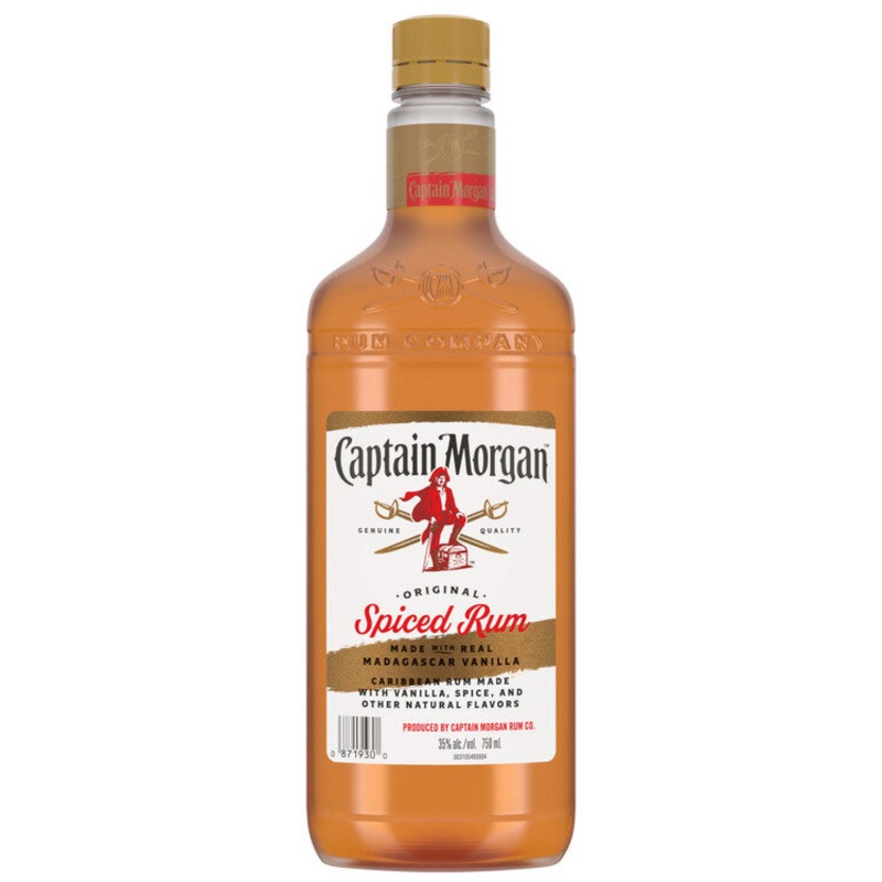 Captain Morgan Spiced Rum Original Real Madagascar Vanilla 70 1L