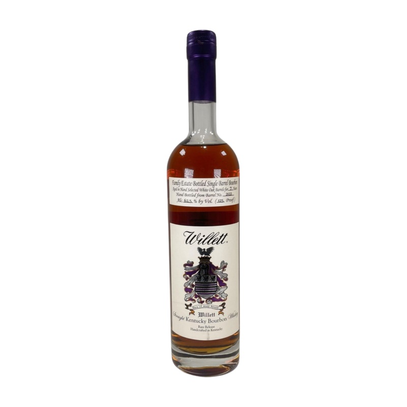 Willett Family Estate Bottled Single Barrel 7 Year Old Barrel No. 2122 Kentucky Straight Bourbon Whiskey 750ml