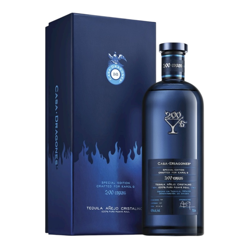 Casa Dragones X Karol G '200 Copas' Cristalino Tequila