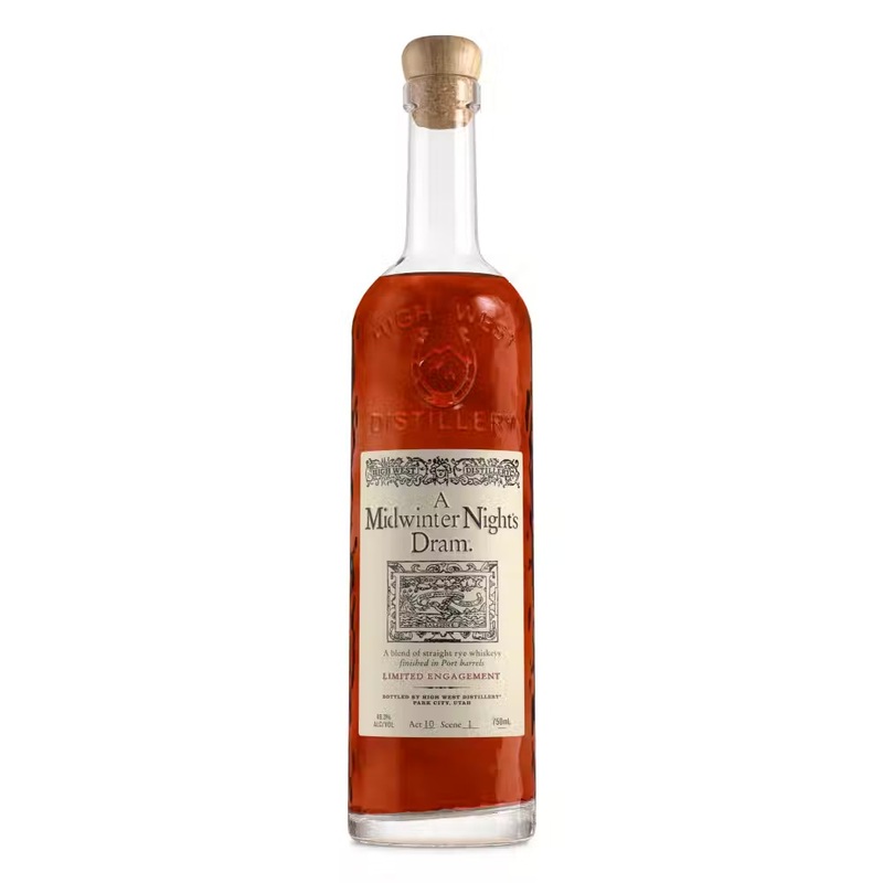 High West A Midwinter Nights Dram Straight Rye Whiskey Act 10