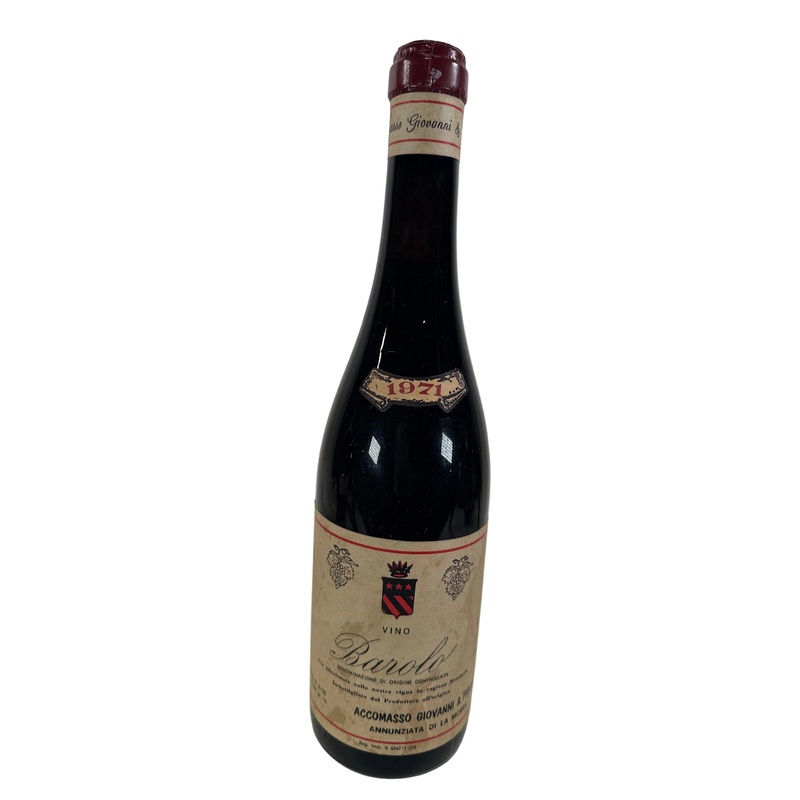 1971 Lorenzo Accomasso Giovanni & Figlio Barolo Rocchette Annunziata 750ml