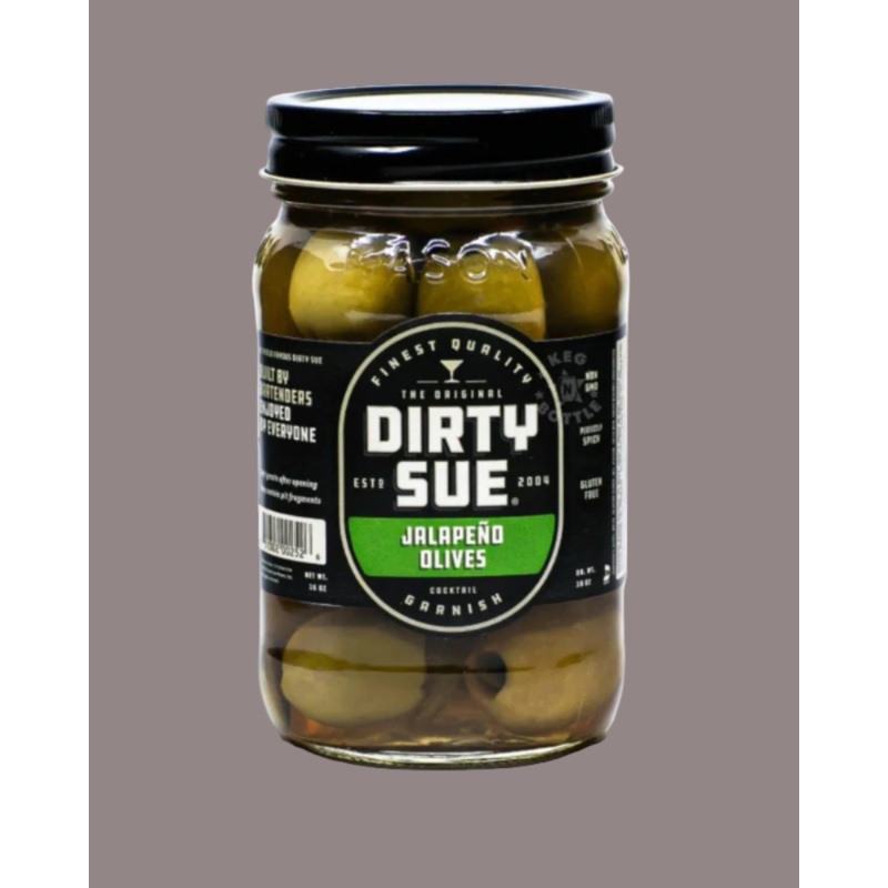 DIRTY SUE JALAPENO STUFFED OLIVES 16OZ