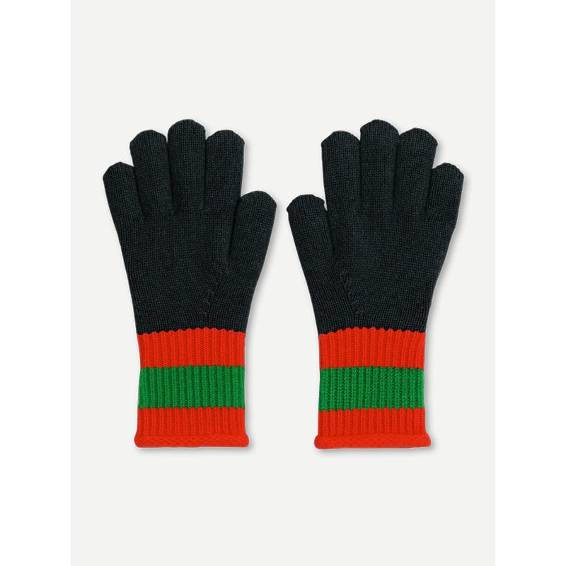 FELTED GLOVES BLACK FELTED GLOVES BLACK