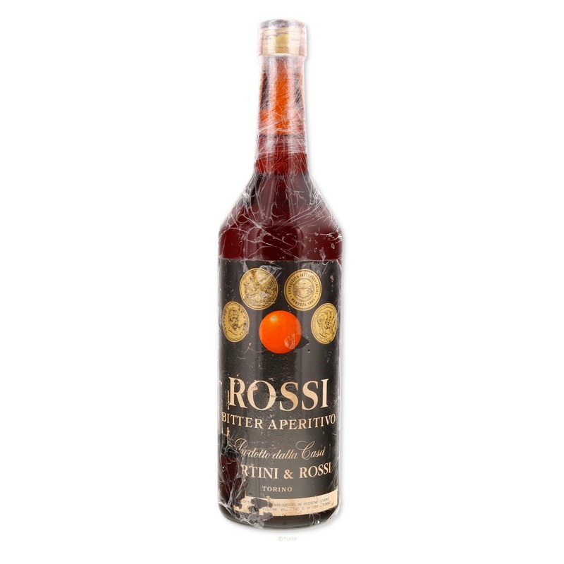 Rossi Bitter Aperitivo Martini & Rossi Bottled 1970s 1 Liter