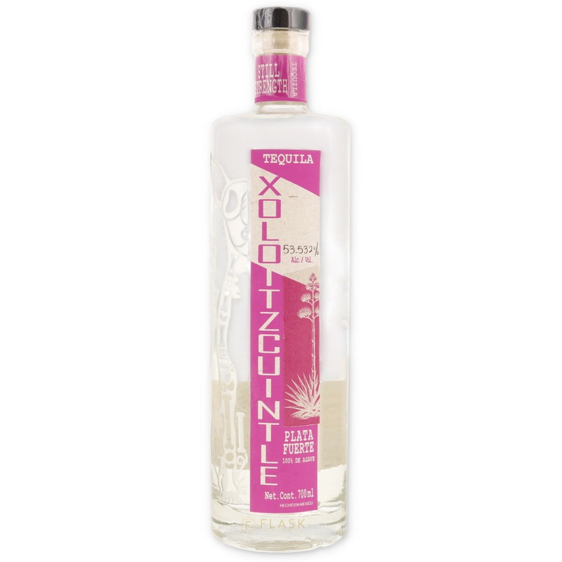 Xoloitzcuintle Plata Fuerte Still Strength Quiote Tequila 700ml