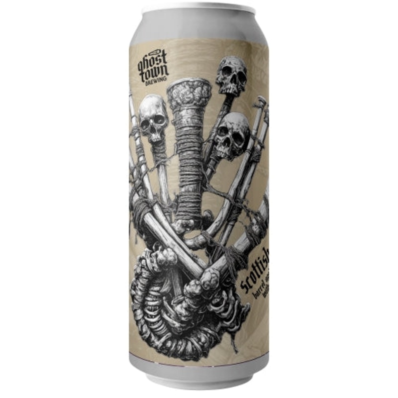 Ghost Town Scottish Hell Wee Heavy Scotch Ale Single 16oz can