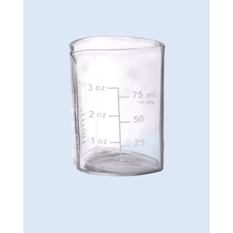 GLASS BEAKER JIGGER