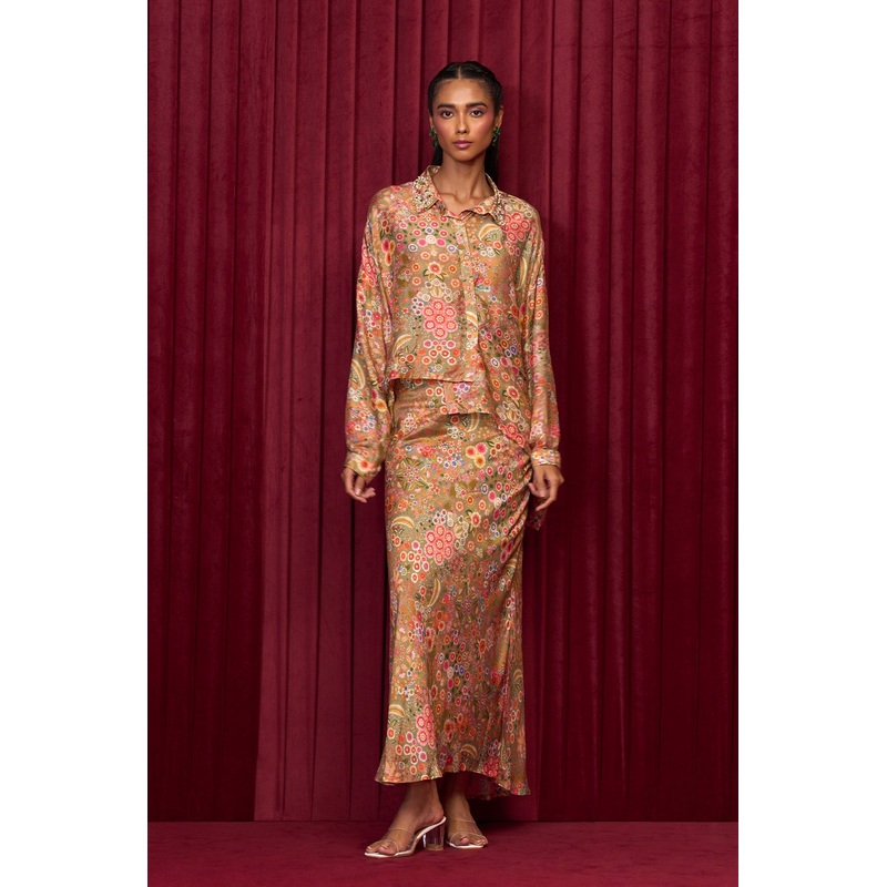 Groove Shirt Skirt Set