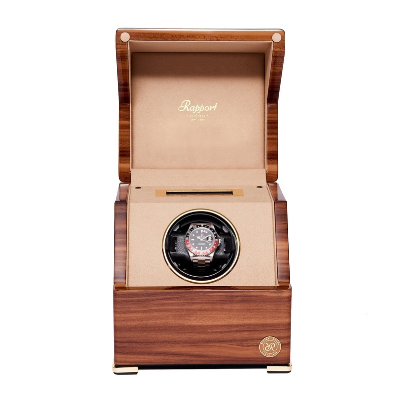 Perpetua III Single Watch Winder - Walnut Walnut