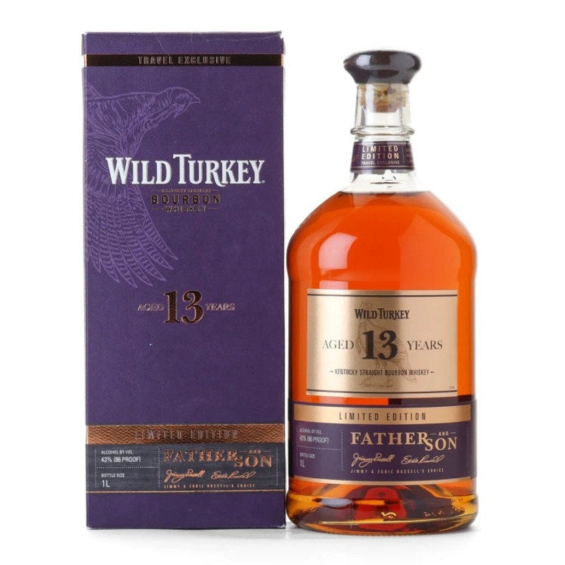 Wild Turkey Father & Son 13 Year Old Kentucky Straight Bourbon Whiskey 1Lt