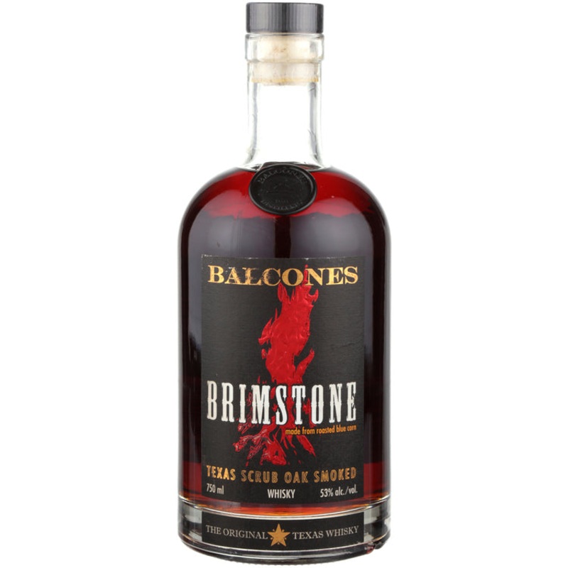 Balcones Corn Whisky Brimstone Texas Scrub Oak Smoked 106