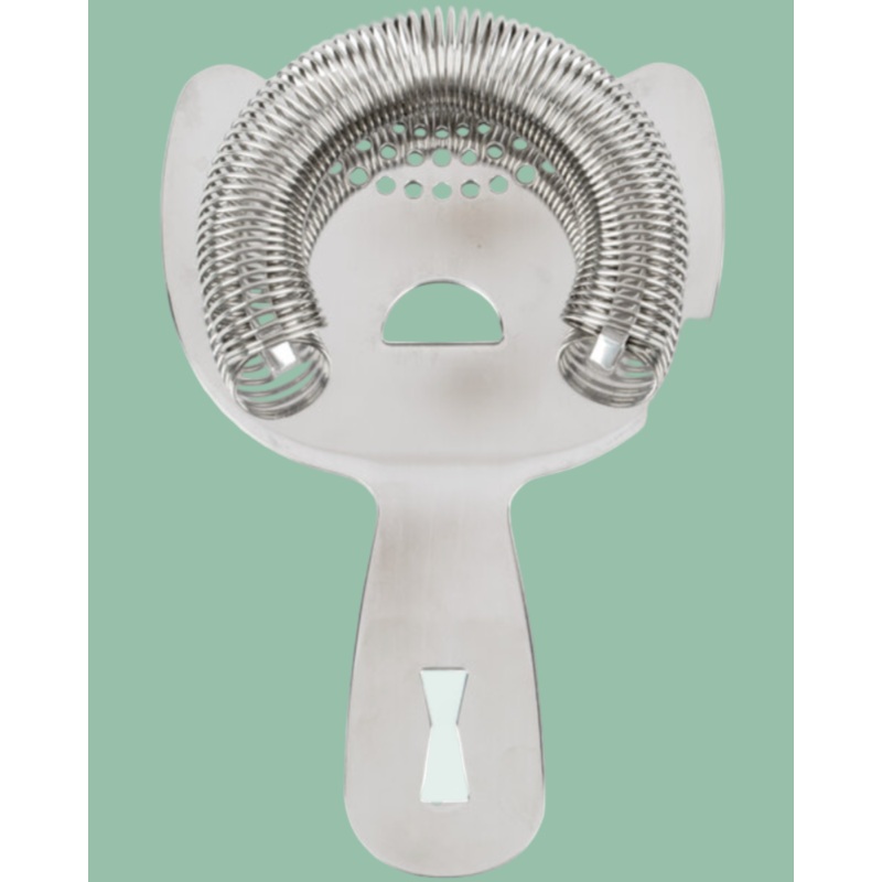 BARFLY CLASSIC HAWTHORNE SPRING BAR STRAINER - STAINLESS STEEL