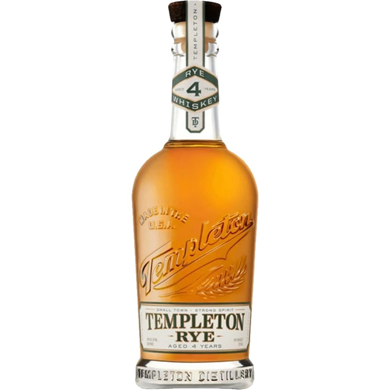 Templeton Rye Aged 4 Years Straight Rye Whiskey