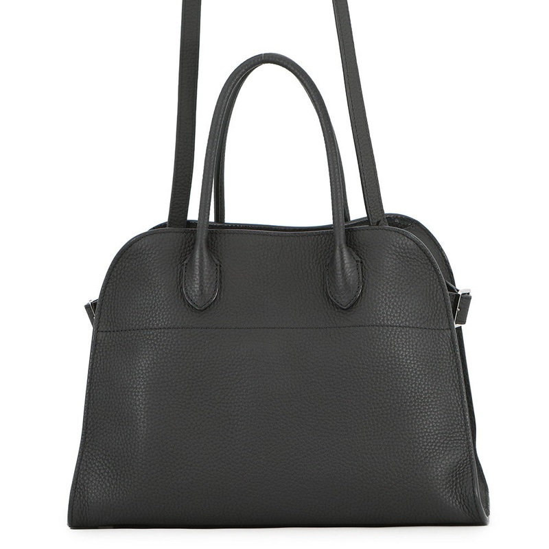 The Row Soft Margaux BlackW1586L133BLPL Calf Leather Size 12