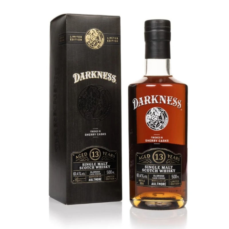 Aultmore 13 Year Old Oloroso Cask Finish Darkness Single Malt Scotch Whisky | 500ML