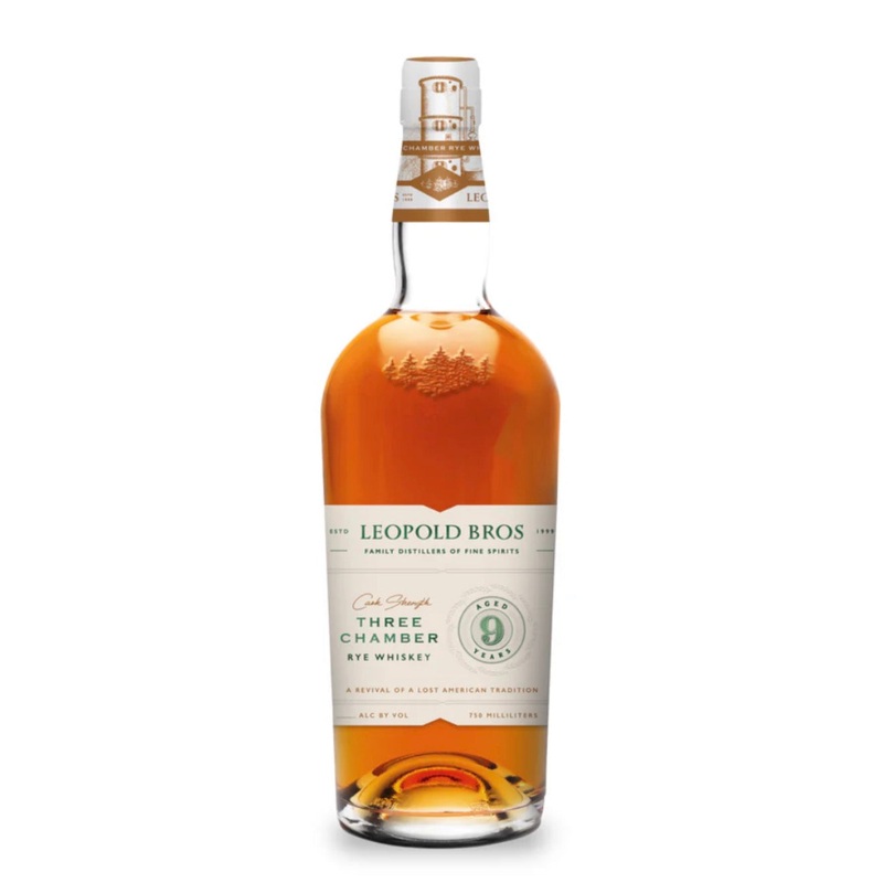Leopold Bros Three Chamber Rye 9 Year Cask Strength Whiskey