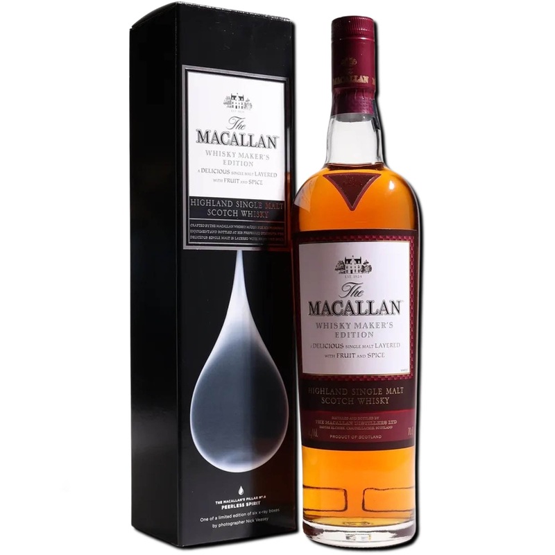 Macallan Whisky Maker's Edition: Pillar No. 6 X-Ray Peerless Spirit Single Malt Scotch Whisky (700 ml)